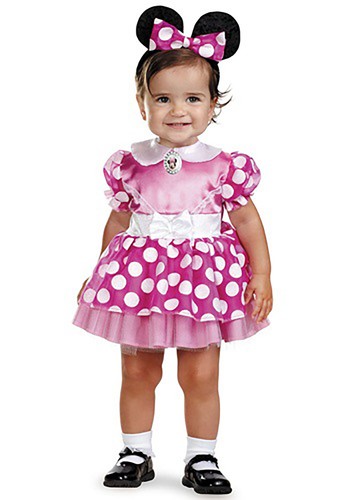 Infant pink minnie mouse - minnie,